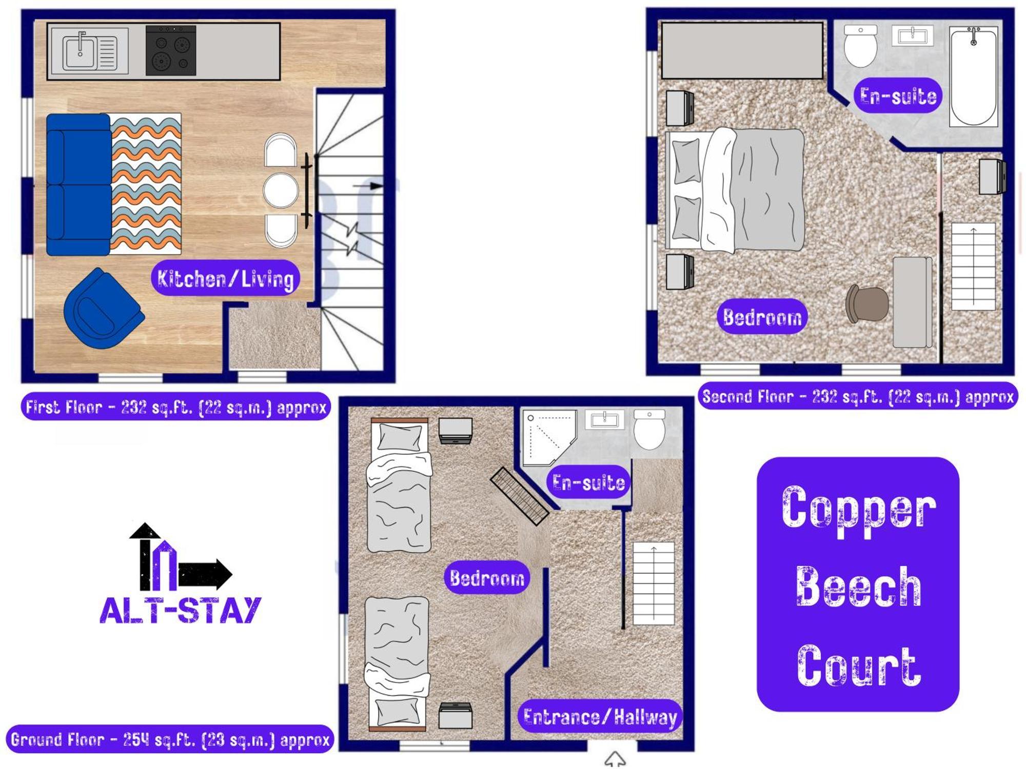 Alt-Stay - Modern 2-Bed With Ev Supply Equipment & Parking - Near Ring Road & M621 - Perfect For Contractors, Families & Long Stays Горсфорт Екстер'єр фото